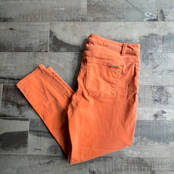 Preloved Michael Kors Cropped Skinny Jeans - Size 12 Short - Picture 1 of 10